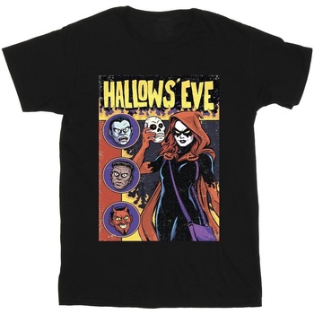 textil Niña Camisetas manga larga Marvel Hallows Eve Comic Cover Negro