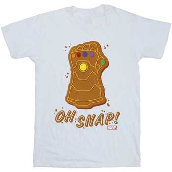 textil Niña Camisetas manga larga Marvel Thanos Oh Snap Blanco