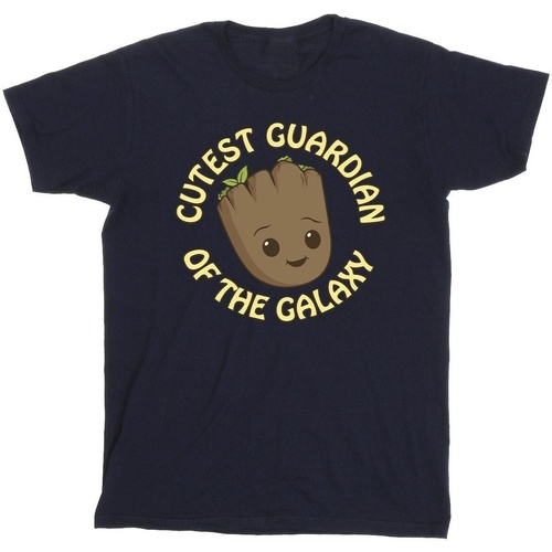 textil Niña Camisetas manga larga Marvel I Am Groot Cutest Guardian Azul