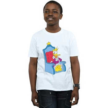 textil Niño Camisetas manga corta Disney Donald Duck King Donald Blanco