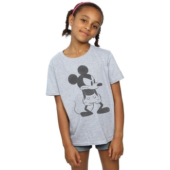 textil Niña Camisetas manga larga Disney Mickey Mouse Angry Gris