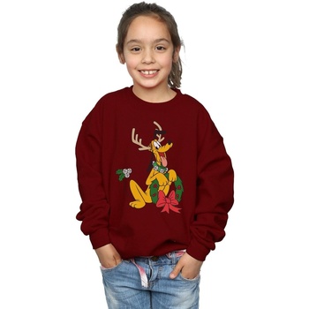 textil Niña Sudaderas Disney Pluto Christmas Reindeer Multicolor