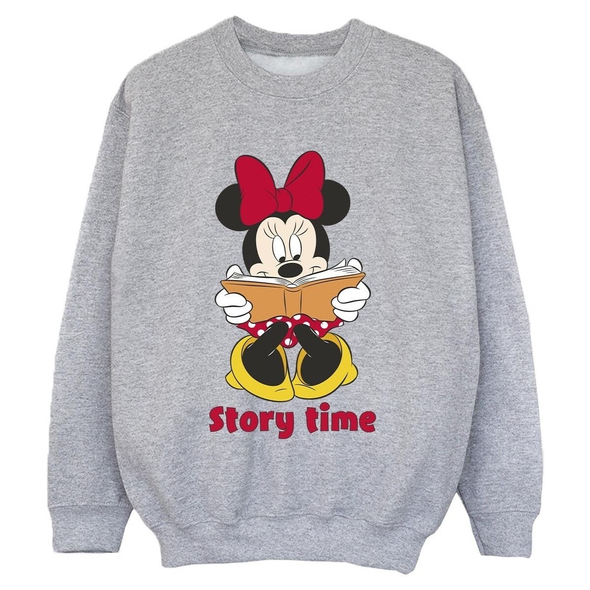 textil Niño Sudaderas Disney Minnie Mouse Story Time Gris