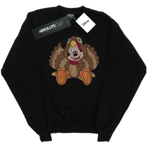 textil Mujer Sudaderas Disney Mickey Mouse Thanksgiving Turkey Costume Negro