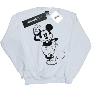 textil Niña Sudaderas Disney Mickey Mouse Peace Hand Blanco