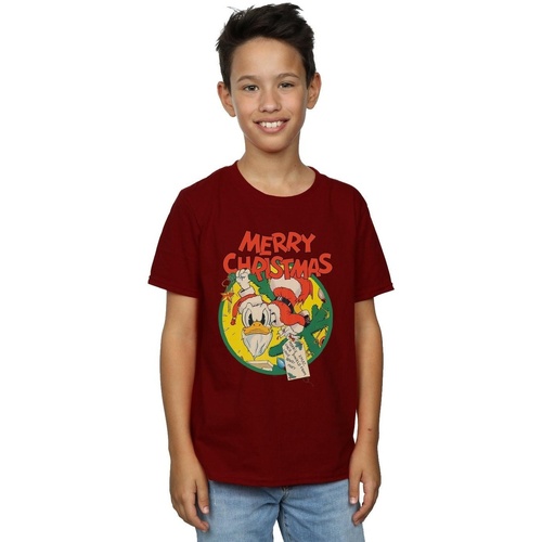 textil Niño Tops y Camisetas Disney Donald Duck Merry Christmas Multicolor