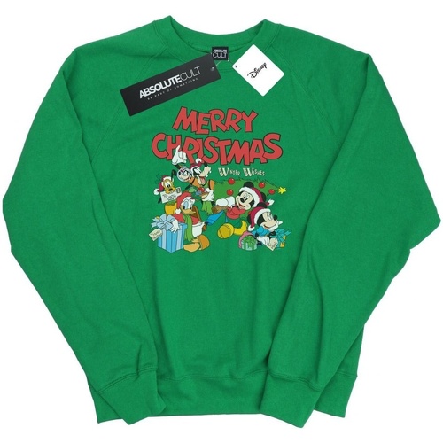 textil Mujer Sudaderas Disney Mickey And Friends Winter Wishes Verde