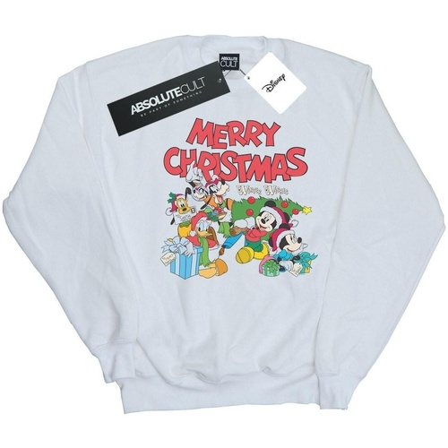 textil Mujer Sudaderas Disney Mickey And Friends Winter Wishes Blanco
