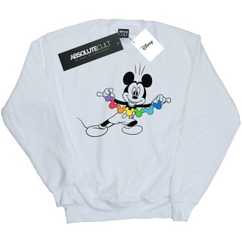 textil Niña Sudaderas Disney Mickey Mouse Rainbow Chain Blanco