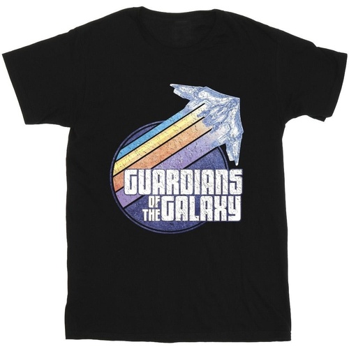 textil Hombre Camisetas manga larga Guardians Of The Galaxy Badge Rocket Negro