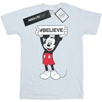 textil Niña Camisetas manga larga Disney Mickey MouseBelieve Blanco