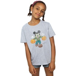 textil Niña Camisetas manga larga Disney Frankenstein Mickey Mouse Gris
