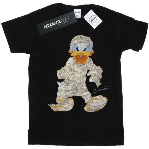 textil Niña Camisetas manga larga Disney Mummy Donald Duck Negro