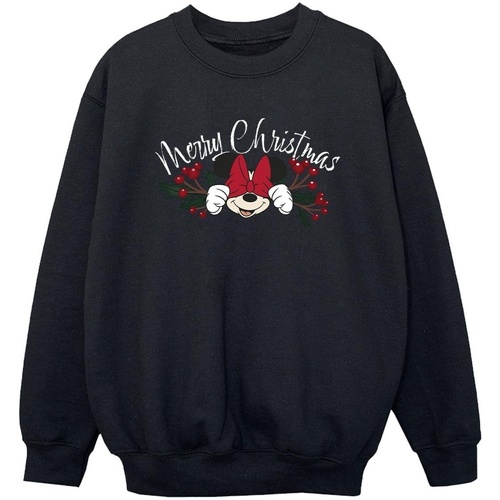 textil Niño Sudaderas Disney Minnie Mouse Christmas Holly Negro