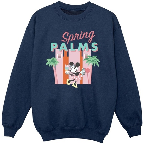 textil Niña Sudaderas Disney Minnie Mouse Spring Palms Azul