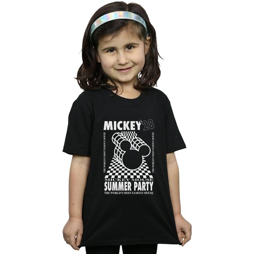 textil Niña Camisetas manga larga Disney Mickey Mouse Summer Party Negro