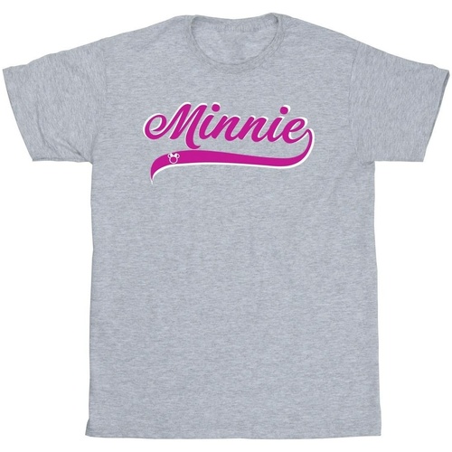 textil Niño Camisetas manga corta Disney Minnie Mouse Logo Gris
