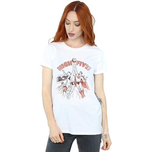 textil Mujer Camisetas manga larga Dc Comics BI28528 Blanco