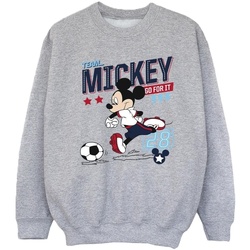 textil Niña Sudaderas Disney Mickey Mouse Team Mickey Football Gris