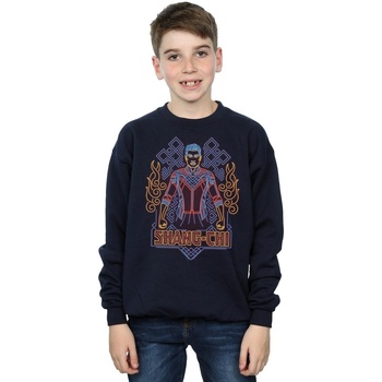 textil Niño Sudaderas Marvel Shang-Chi And The Legend Of The Ten Rings Neon Azul