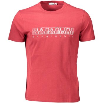 textil Hombre Camisetas manga corta Napapijri NP0A4F9O-SALLAR-SS - Hombres Rojo