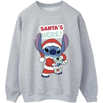 textil Mujer Sudaderas Disney Lilo & Stitch Santa's Here Gris