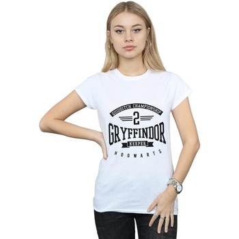 textil Mujer Camisetas manga larga Harry Potter Gryffindor Keeper Blanco