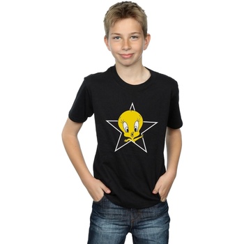 textil Niño Camisetas manga corta Dessins Animés Tweety Pie Star Negro