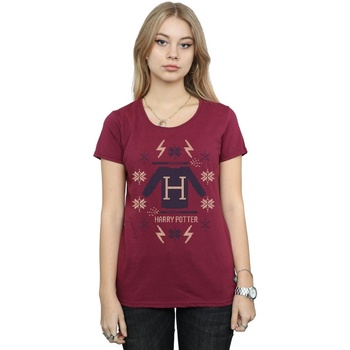 textil Mujer Camisetas manga larga Harry Potter Christmas Knit Multicolor