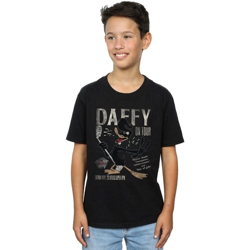 textil Niño Tops y Camisetas Dessins Animés Daffy Duck Concert Negro