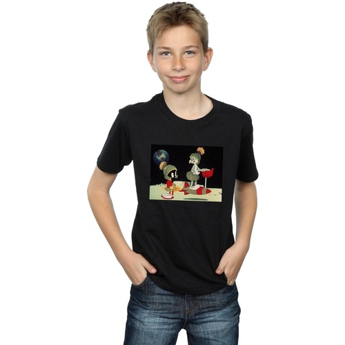 textil Niño Tops y Camisetas Dessins Animés Bugs Bunny Spaced Negro