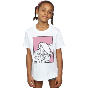 textil Niña Camisetas manga larga Dessins Animés Bugs Bunny Adore Blanco
