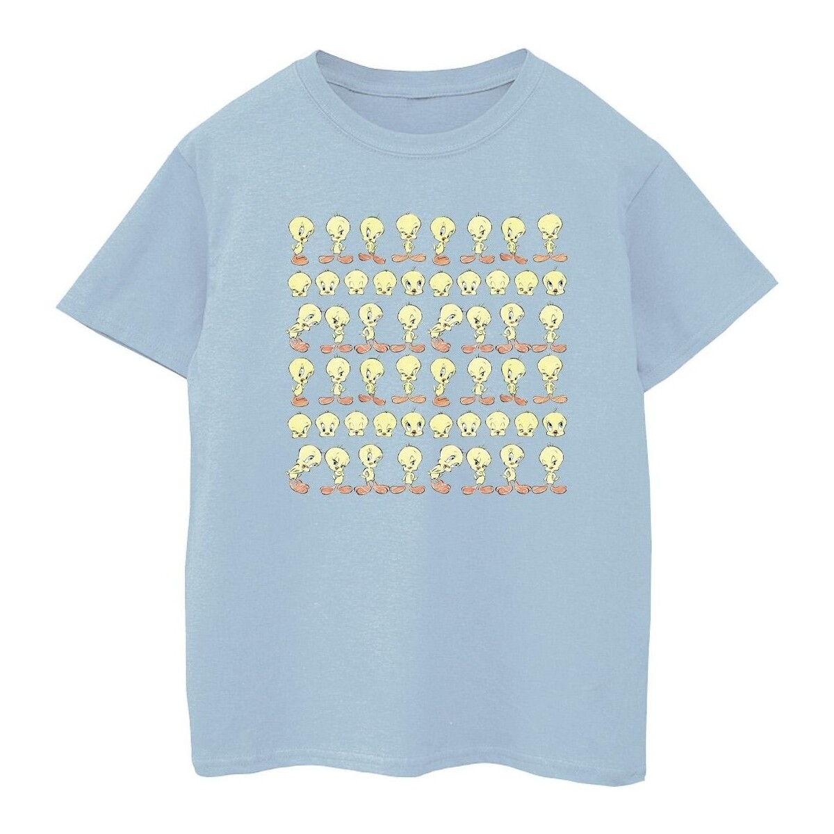textil Niña Camisetas manga larga Dessins Animés Tweety Repeat Azul