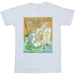 textil Niña Camisetas manga larga Dessins Animés Bugs Bunny Colouring Book Blanco