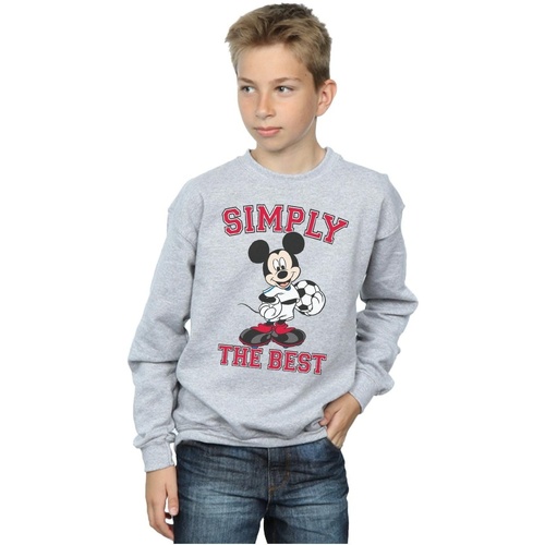 textil Niño Sudaderas Disney Mickey Mouse Simply The Best Gris
