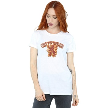 textil Mujer Camisetas manga larga Harry Potter Gryffindor Sport Emblem Blanco