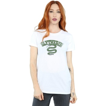 textil Mujer Camisetas manga larga Harry Potter Slytherin Sport Emblem Blanco