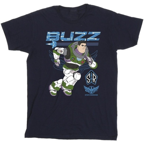 textil Niña Camisetas manga larga Disney Lightyear Buzz Run To Action Azul