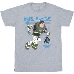 textil Niña Camisetas manga larga Disney Lightyear Buzz Run To Action Gris
