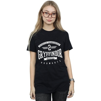 textil Mujer Camisetas manga larga Harry Potter Gryffindor Keeper Negro