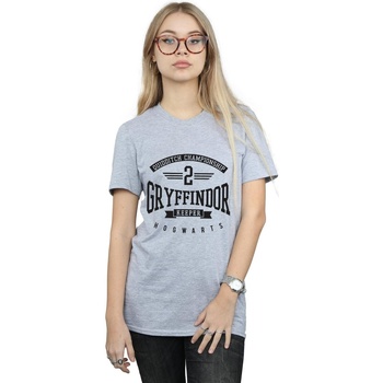 textil Mujer Camisetas manga larga Harry Potter Gryffindor Keeper Gris
