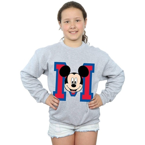 textil Niña Sudaderas Disney Mickey Mouse M Face Gris