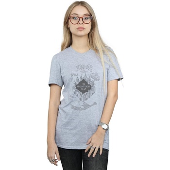 textil Mujer Camisetas manga larga Harry Potter The Marauder's Map Gris
