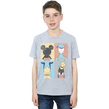 textil Niño Camisetas manga corta Disney Mickey Mouse Four Backs Gris