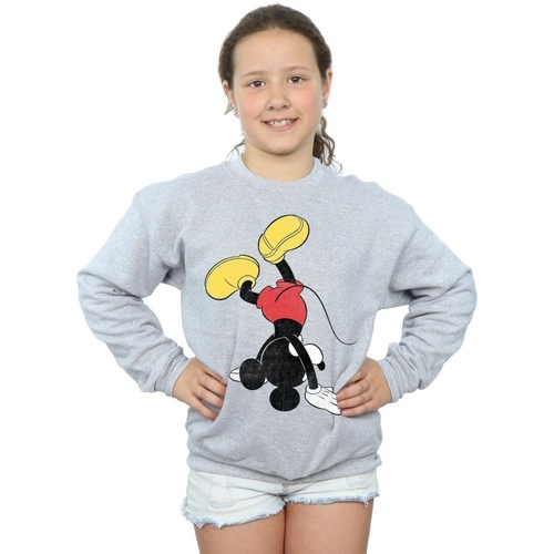 textil Niña Sudaderas Disney Mickey Mouse Upside Down Gris
