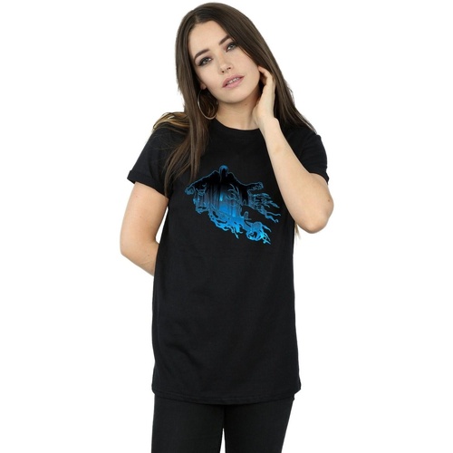 textil Mujer Camisetas manga larga Harry Potter Dementor Silhouette Negro