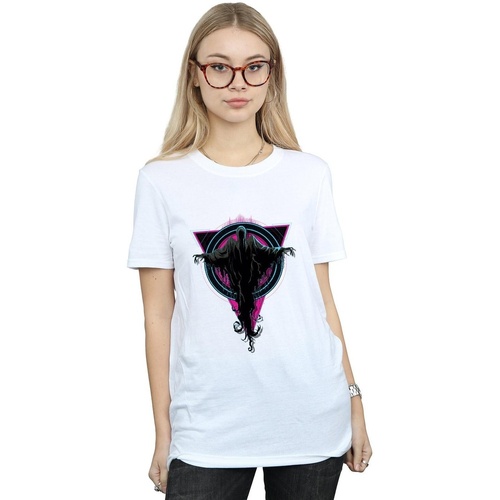 textil Mujer Camisetas manga larga Harry Potter Neon Dementors Blanco