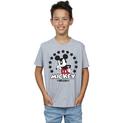 textil Niño Camisetas manga corta Disney Mickey Mouse Unbeatable Gris