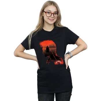 textil Mujer Camisetas manga larga Harry Potter Battle Silhouette Negro
