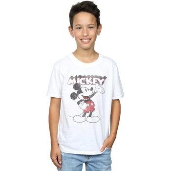 textil Niño Camisetas manga corta Disney Mickey Mouse Presents Blanco